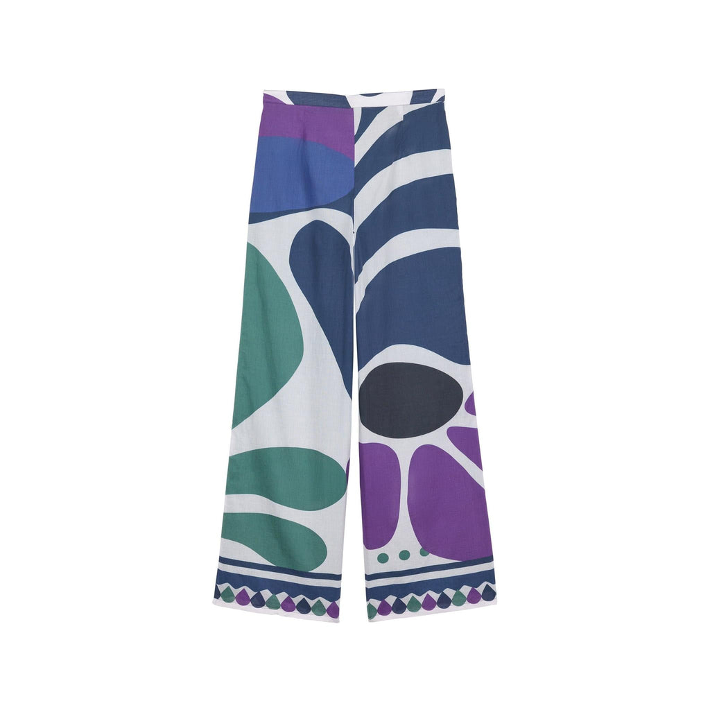 Pantalon Erika Imprime Riviera - Violet