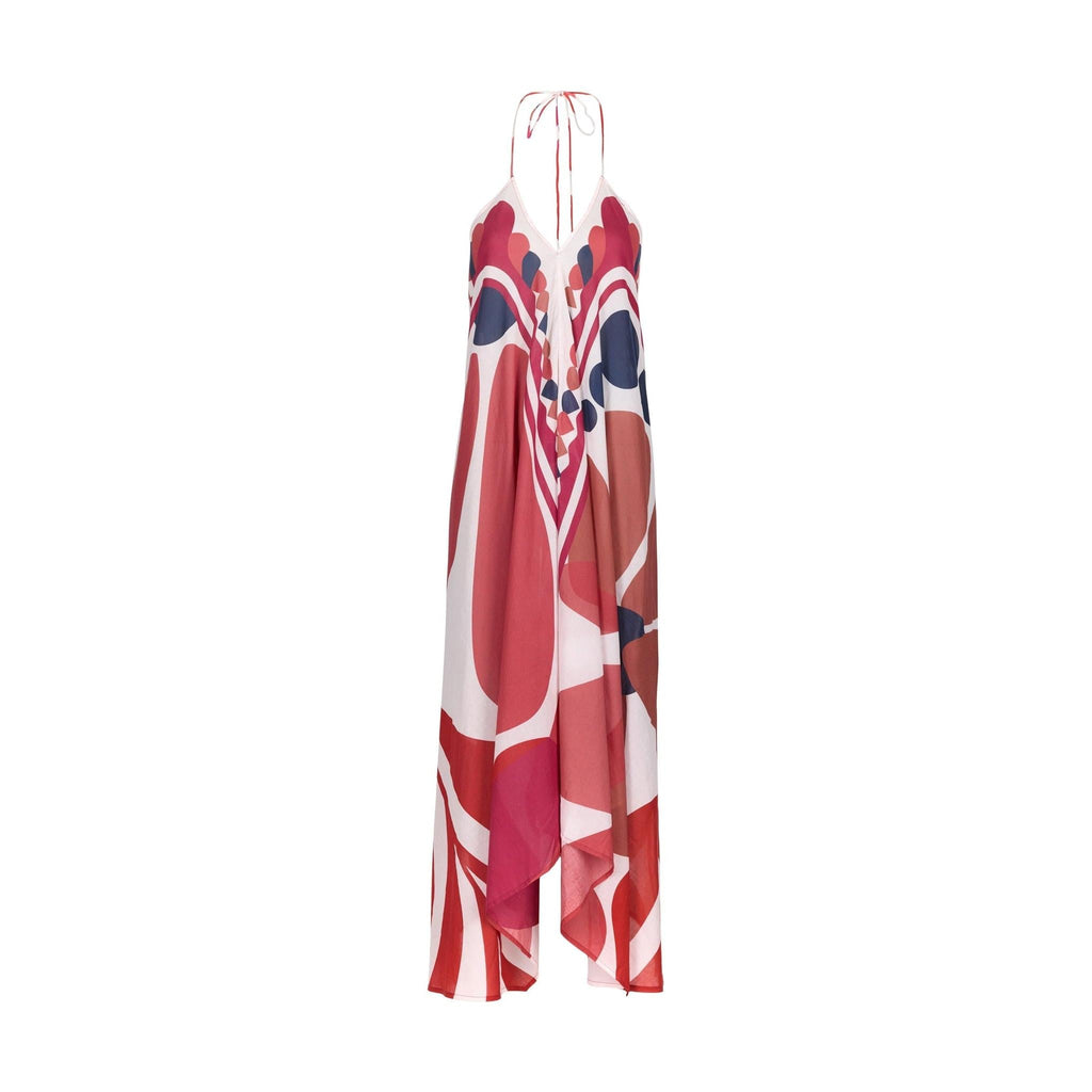 Robe Ivina Imprime Riviera - Red