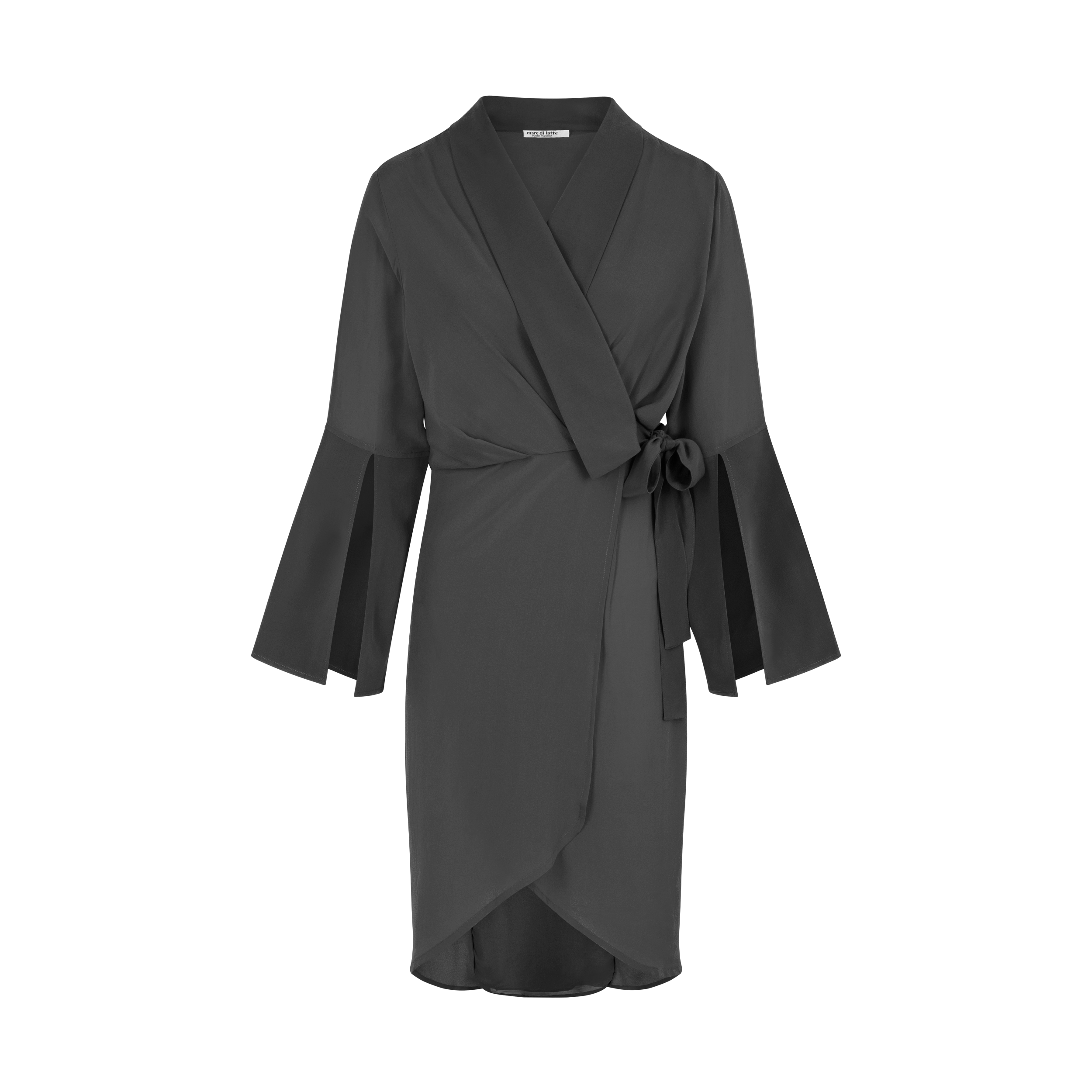 Robe Anae Soie - Ardoise