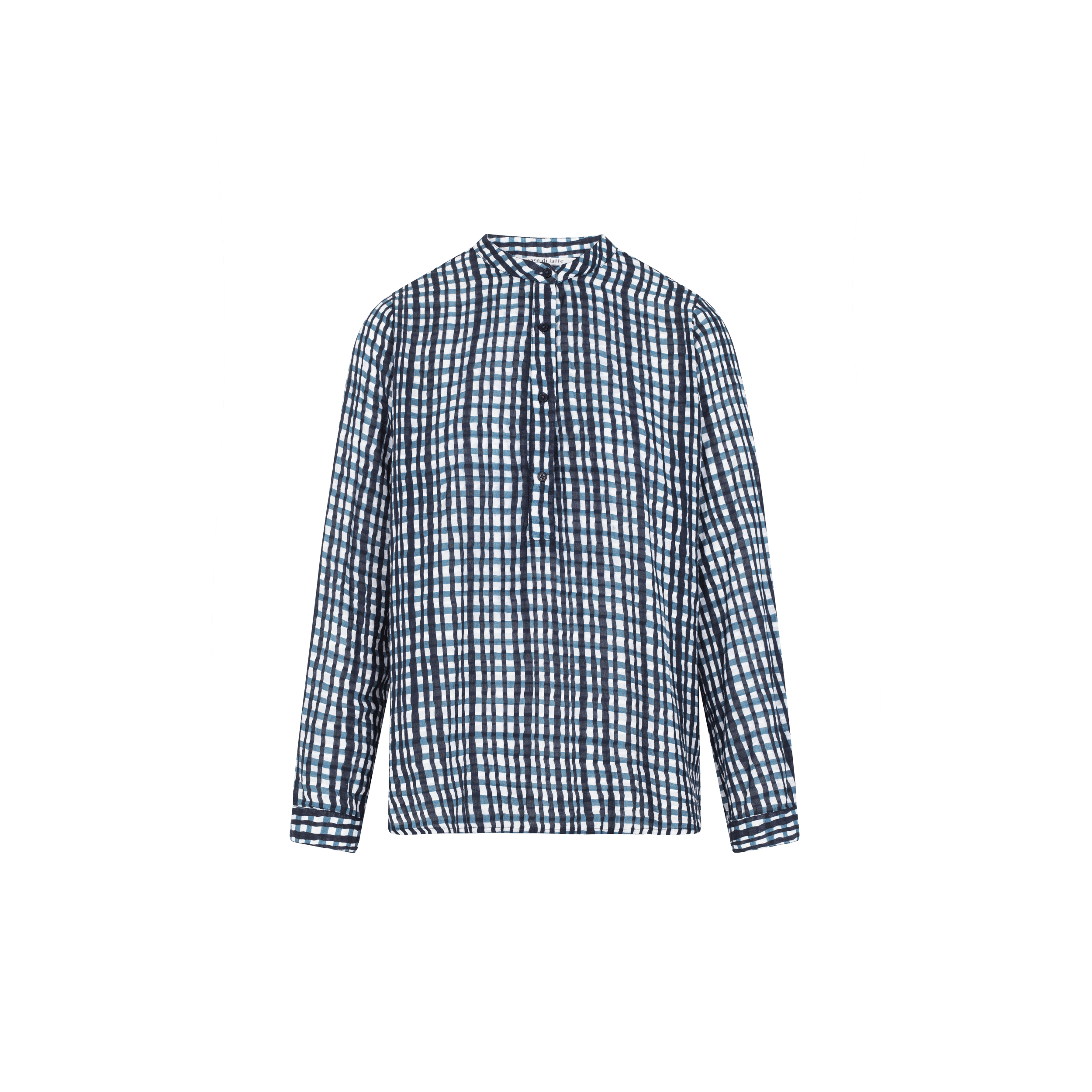 Chemise Quarine Imprime Shibori - Bleu