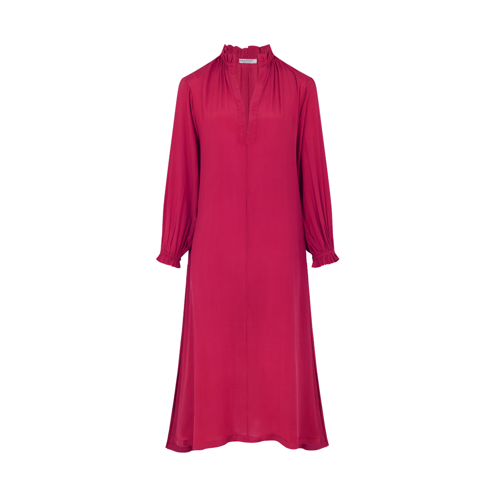 Robe Seraphine Soie - Camelia