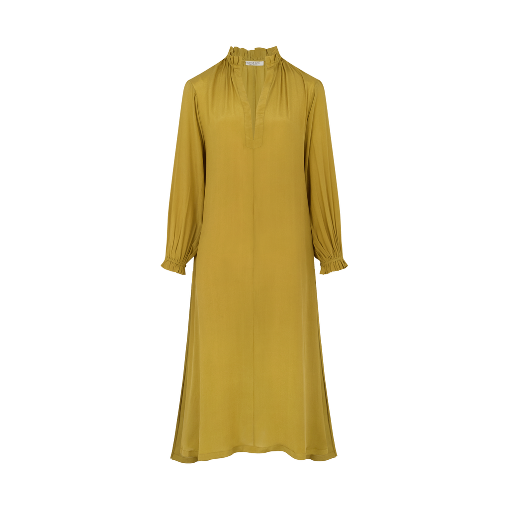 Robe Seraphine Soie - Mordore