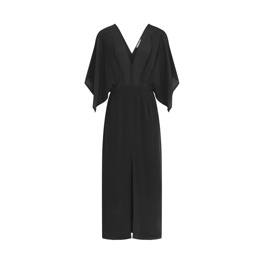 Robe Souane Soie - Black
