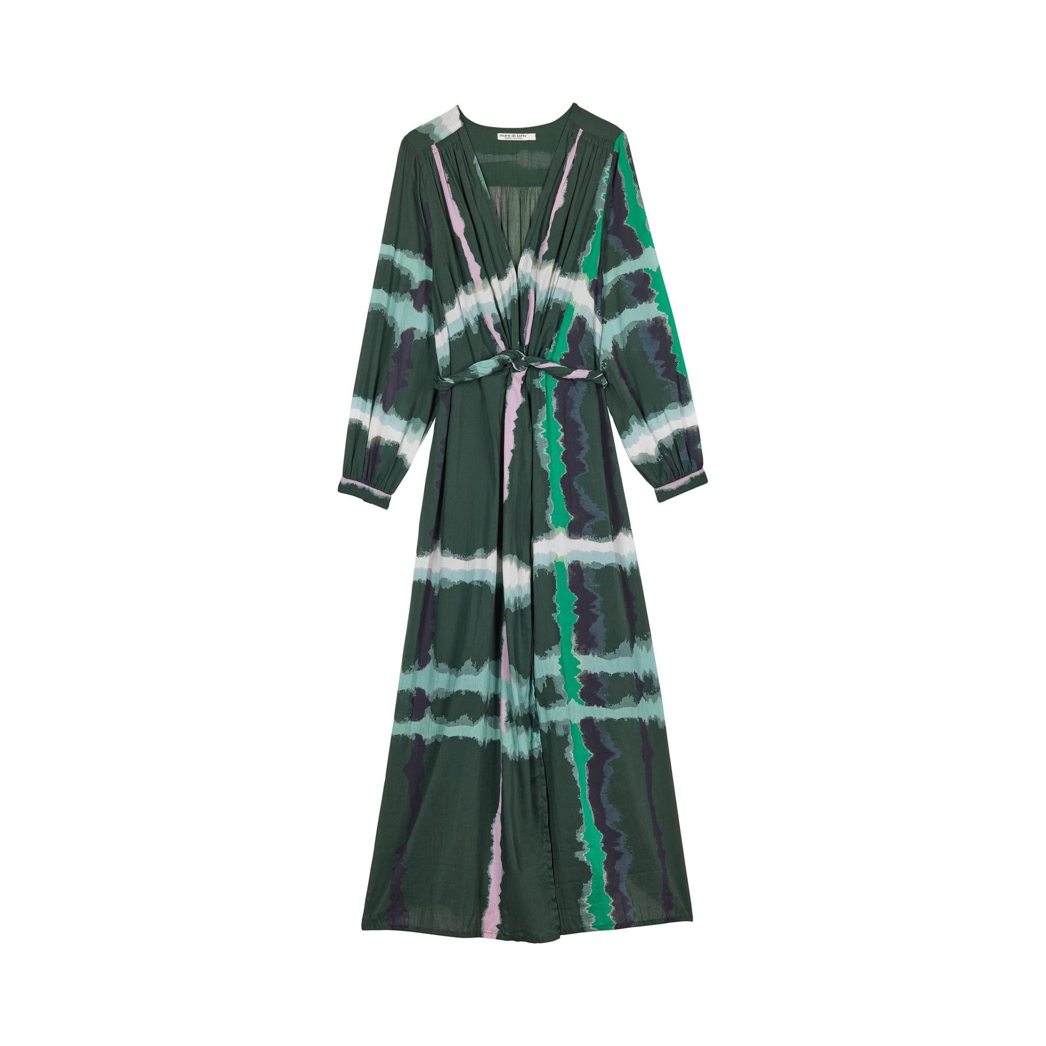 Robe Emmanuelle Imprime Td Check - Lagon