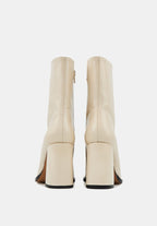 Margot - Cuir Crème et Noir - Bons Baisers - The Bradery