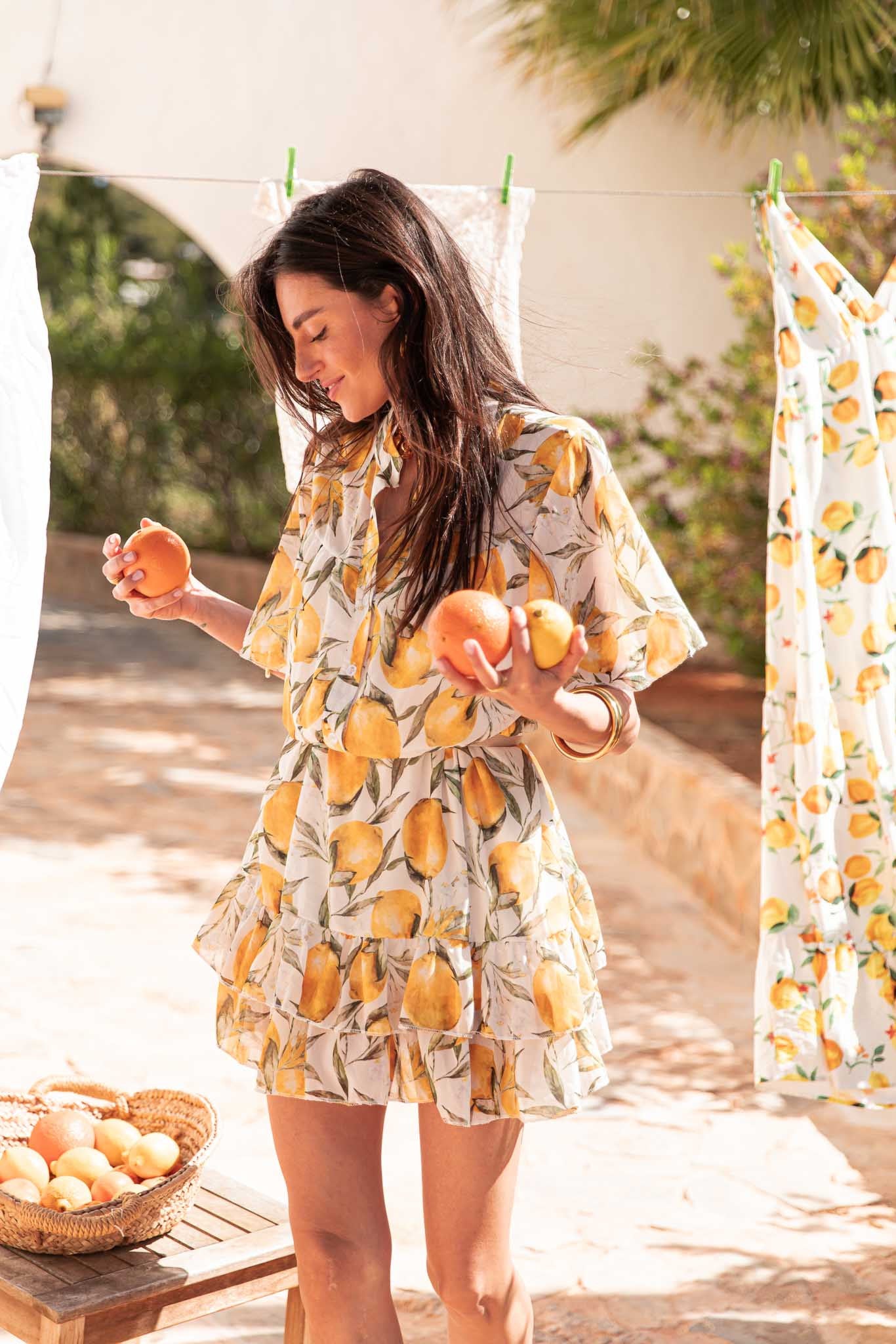 MARIA Citrons - Robe Courte