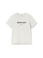 T-Shirt Maroon - Blanc Naturel - Homme
