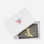 MAROQUINERIE - Porte Passeport-Sororite Gold Denim