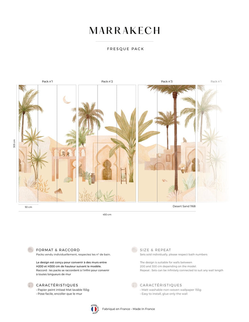 Fresque Marrakech - Desert Sand