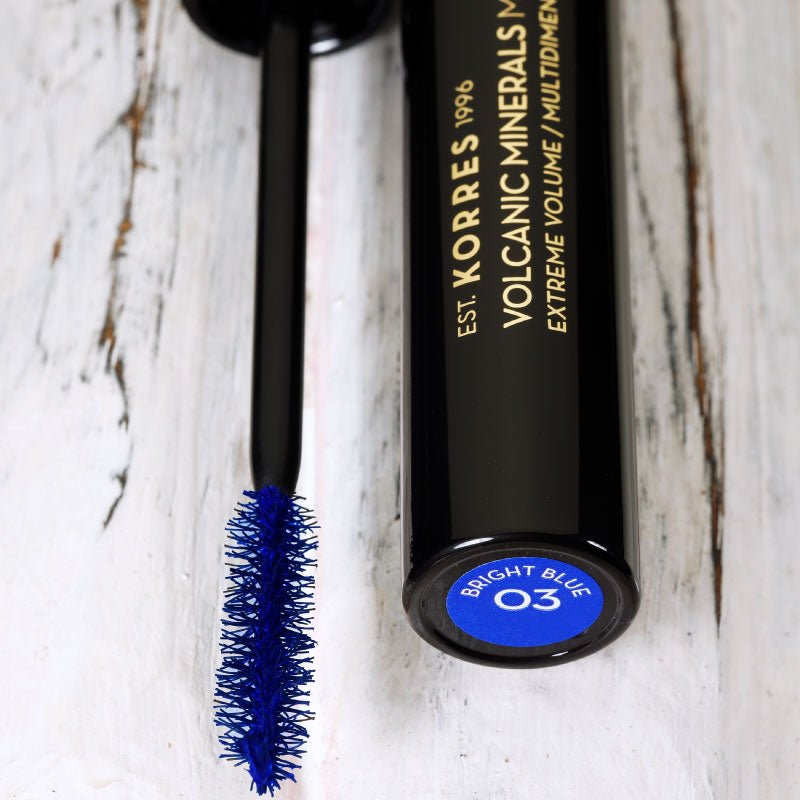 Mascara Drama Extrême Volume - Effet Faux Cils - N°03 Bright Blue - Korres - The Bradery