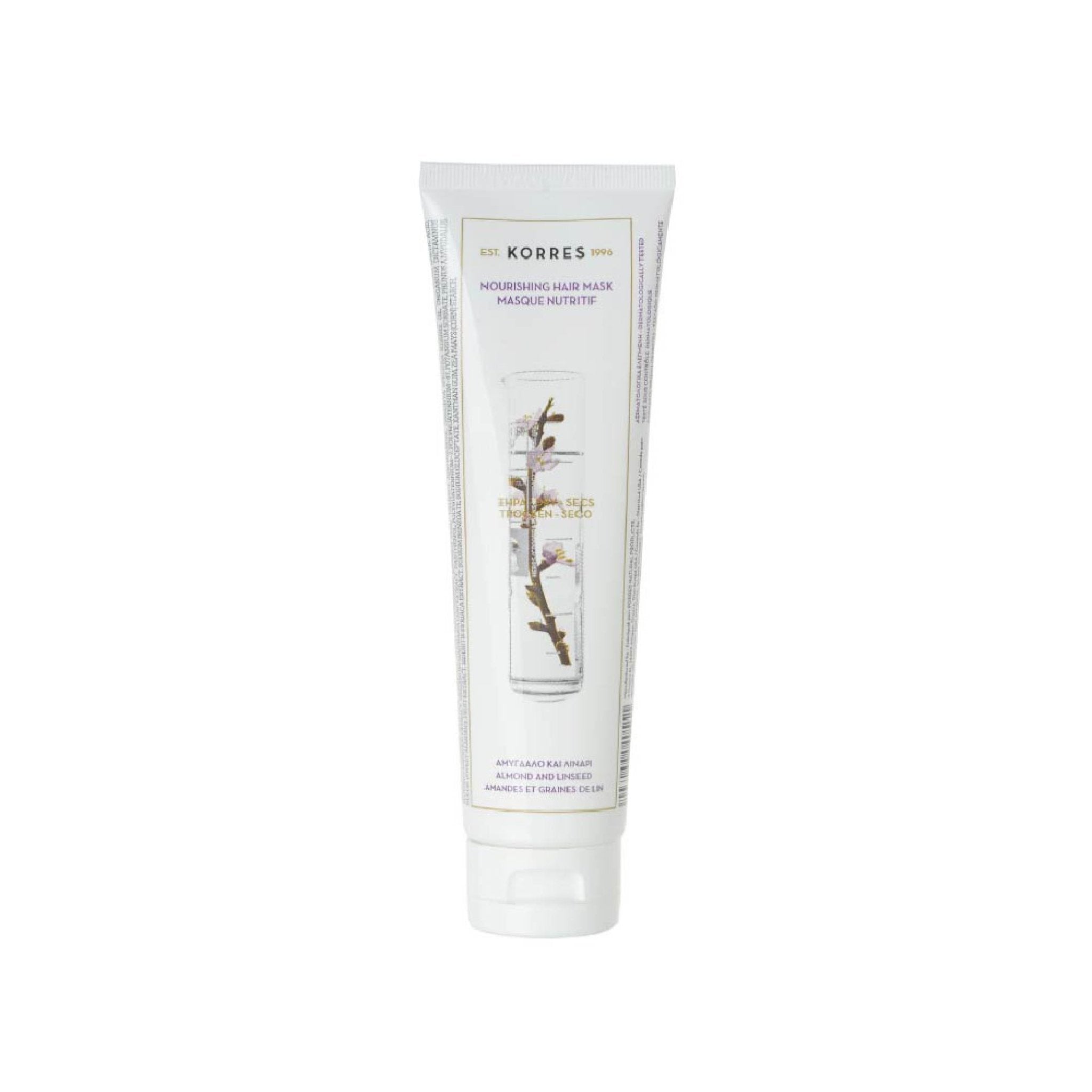Masque Capillaire Nutritif Cheveux Secs - Amande & Lin - Korres - The Bradery