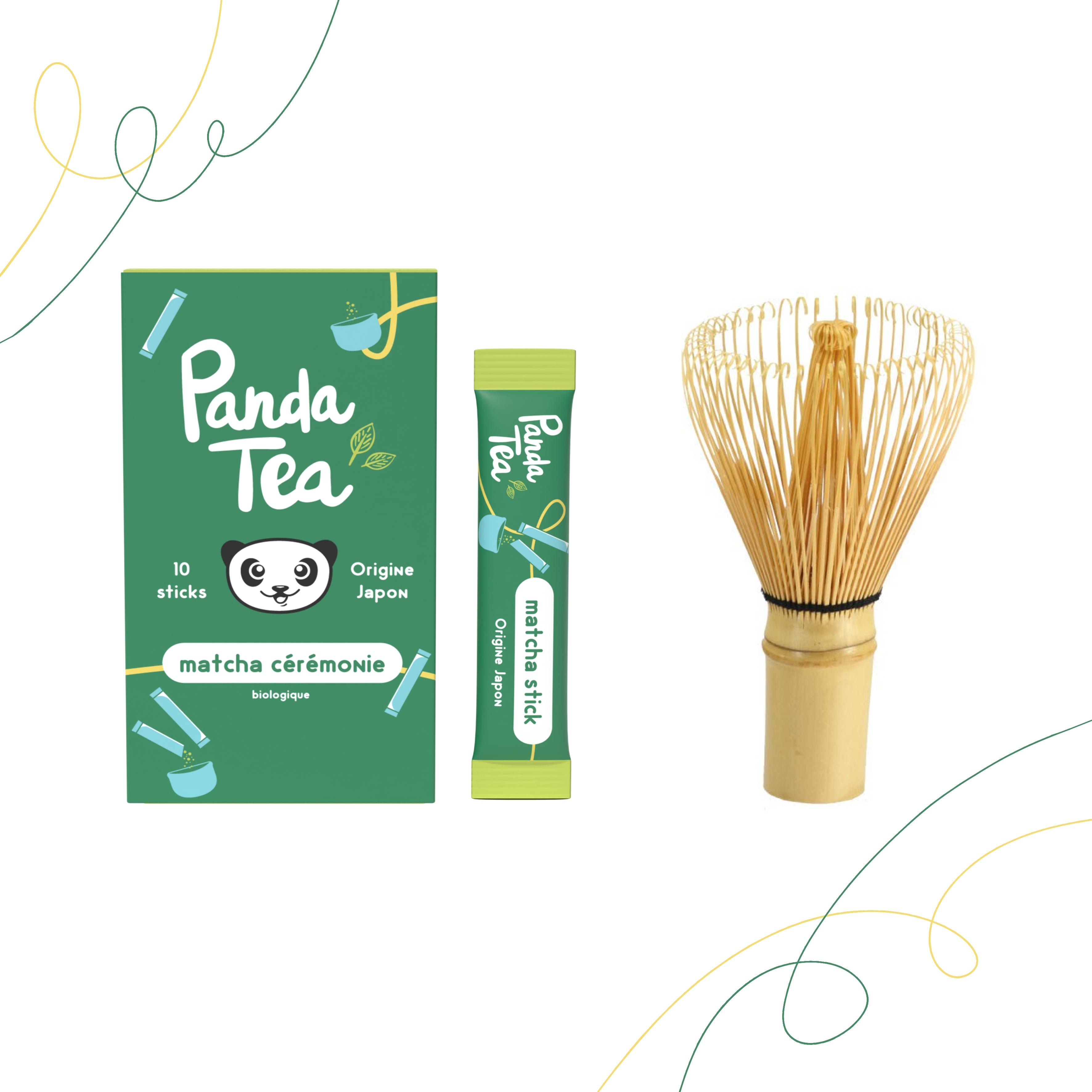 Coffret Matcha Cérémonie En Sticks Et Son Fouet