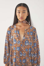 Robe Longue Maude - Marron