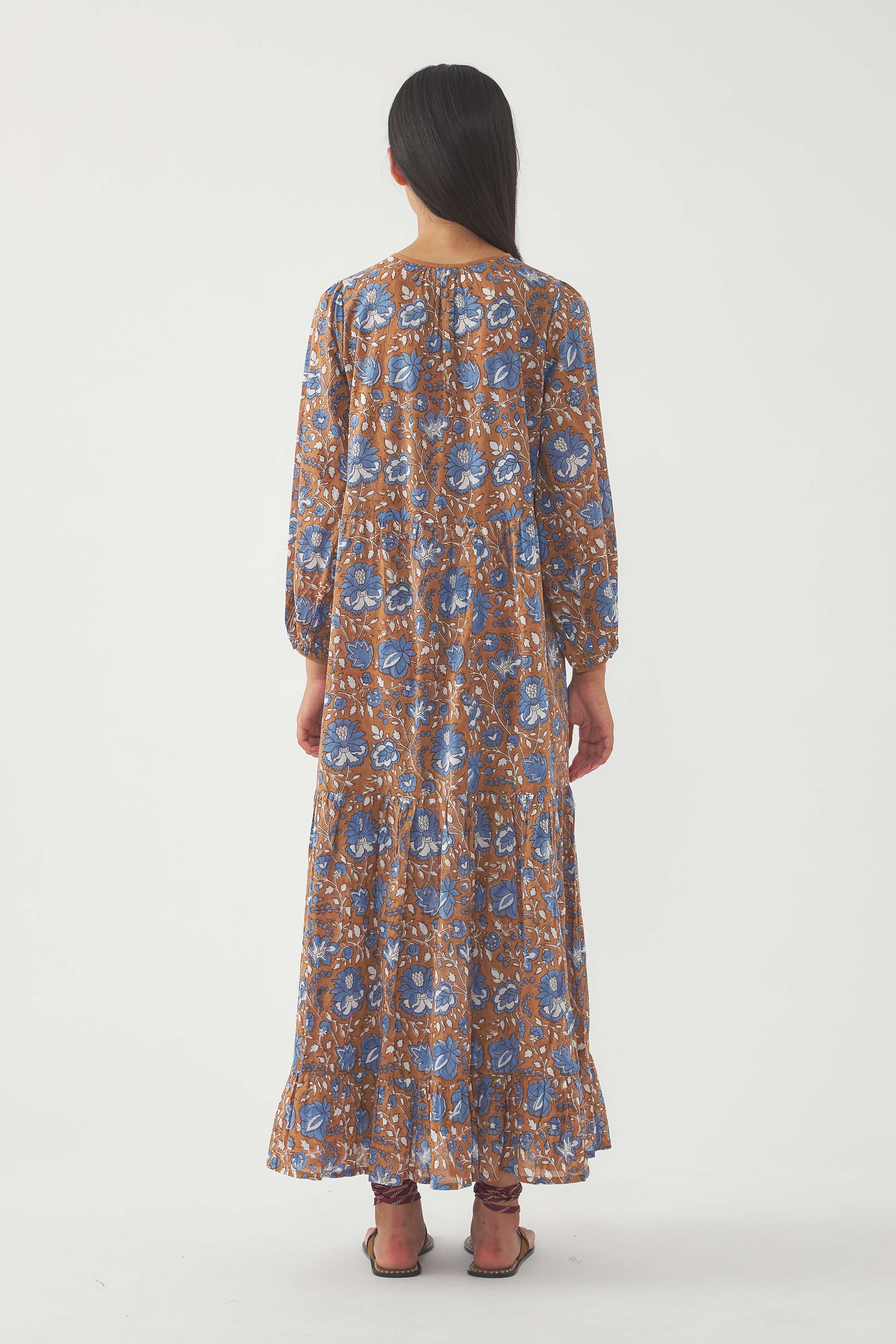 Robe Longue Maude - Marron