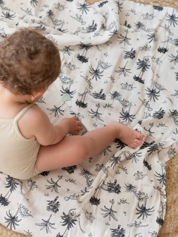 maxi lange dinosaure en coton milinane