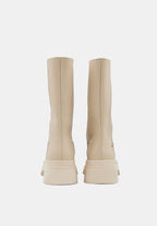 May - Cuir Lisse Beige - Bons Baisers - The Bradery