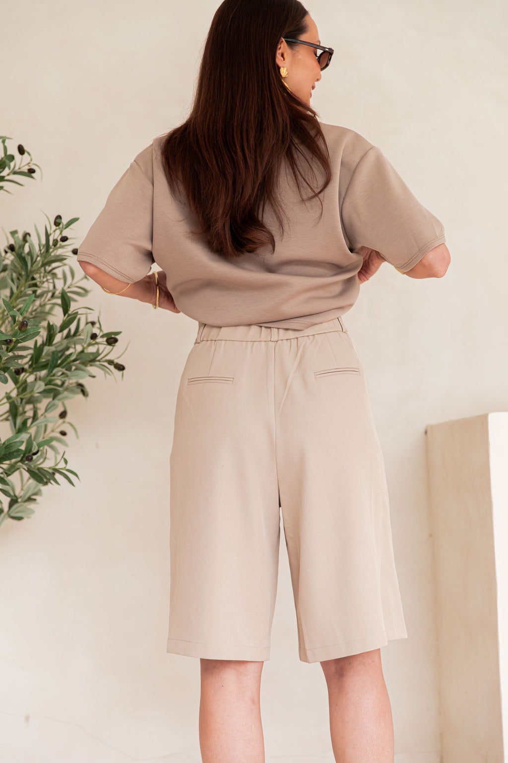 MAYER Taupe - Bermuda Fluide