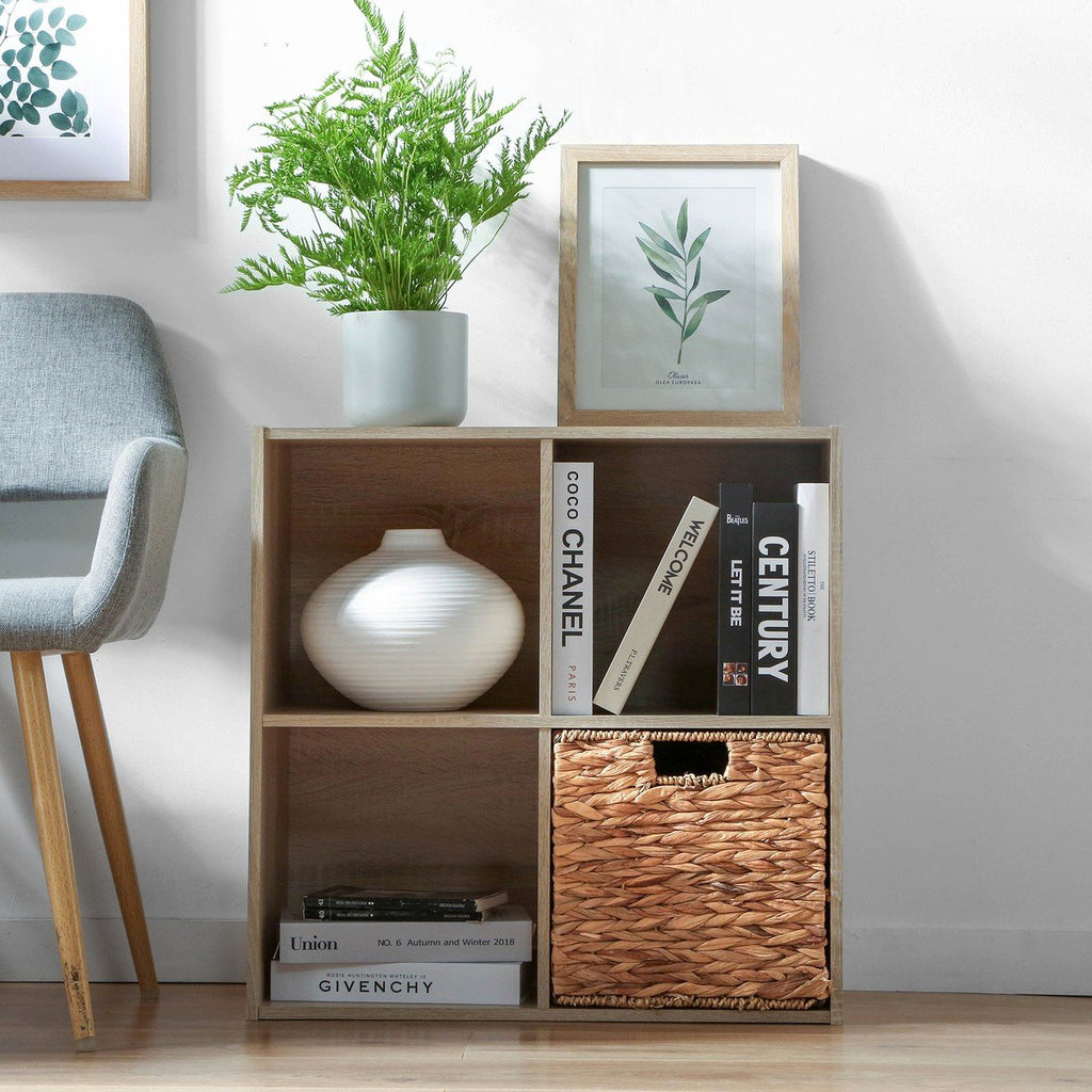 Meuble 4 Cases H61,5 cm - Compo - Décor Bois