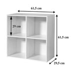 Meuble 4 Cases H61,5 cm - Compo - Blanc