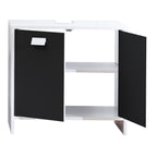 Meuble Sous Vasque 2 Portes - L60 cm - Noir