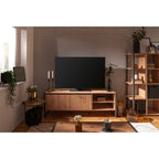 Meuble TV 2 Portes Et 2 Niches L160 cm - Denver - Décor Bois