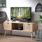 Miya - Meuble TV 2 Tiroirs - Rotin