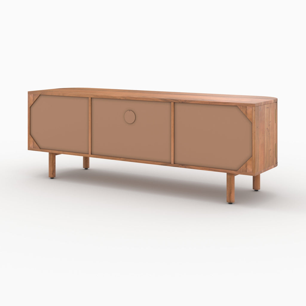 meuble tv en bois d acacia paola