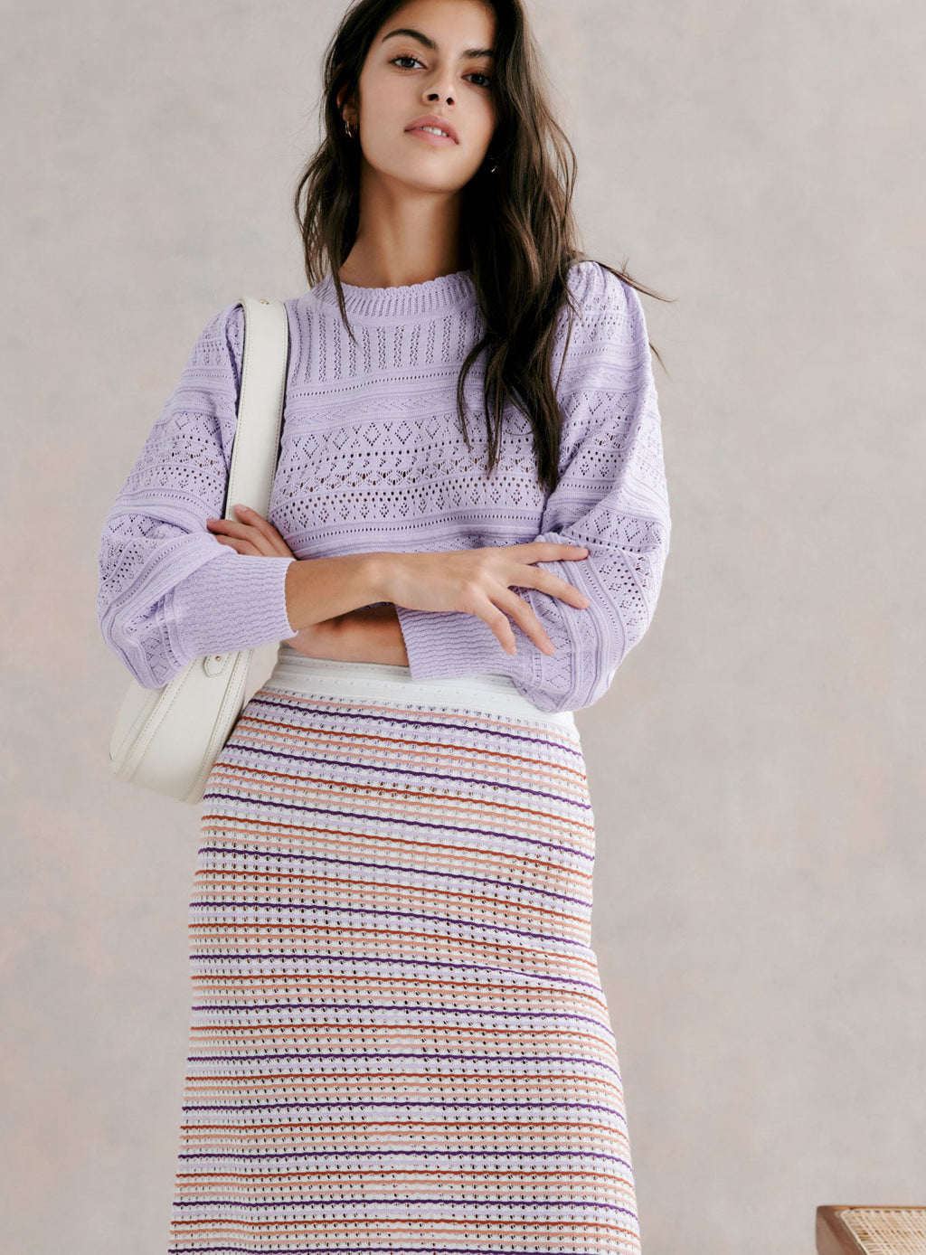 Top Maille Milet - Lila