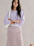 Top Maille Milet - Lila