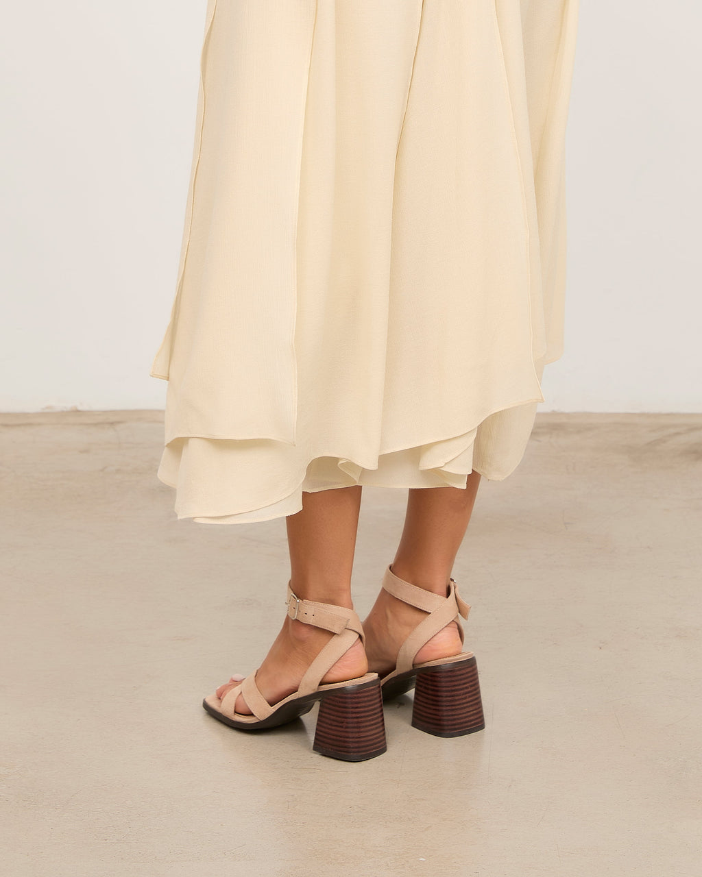 MIM Sandalia de tacón LUC BEIGE
