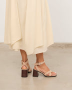 MIM Sandalia de tacón LUC BEIGE