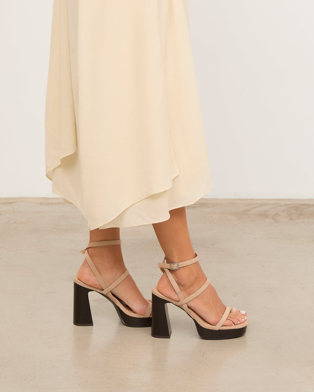 MIM Sandalia de tacón WILLY BEIGE