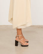 MIM Sandalia de tacón WILLY BEIGE