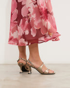 Mim shoes Sandalia de tacón RAFAELLA METALIZADO