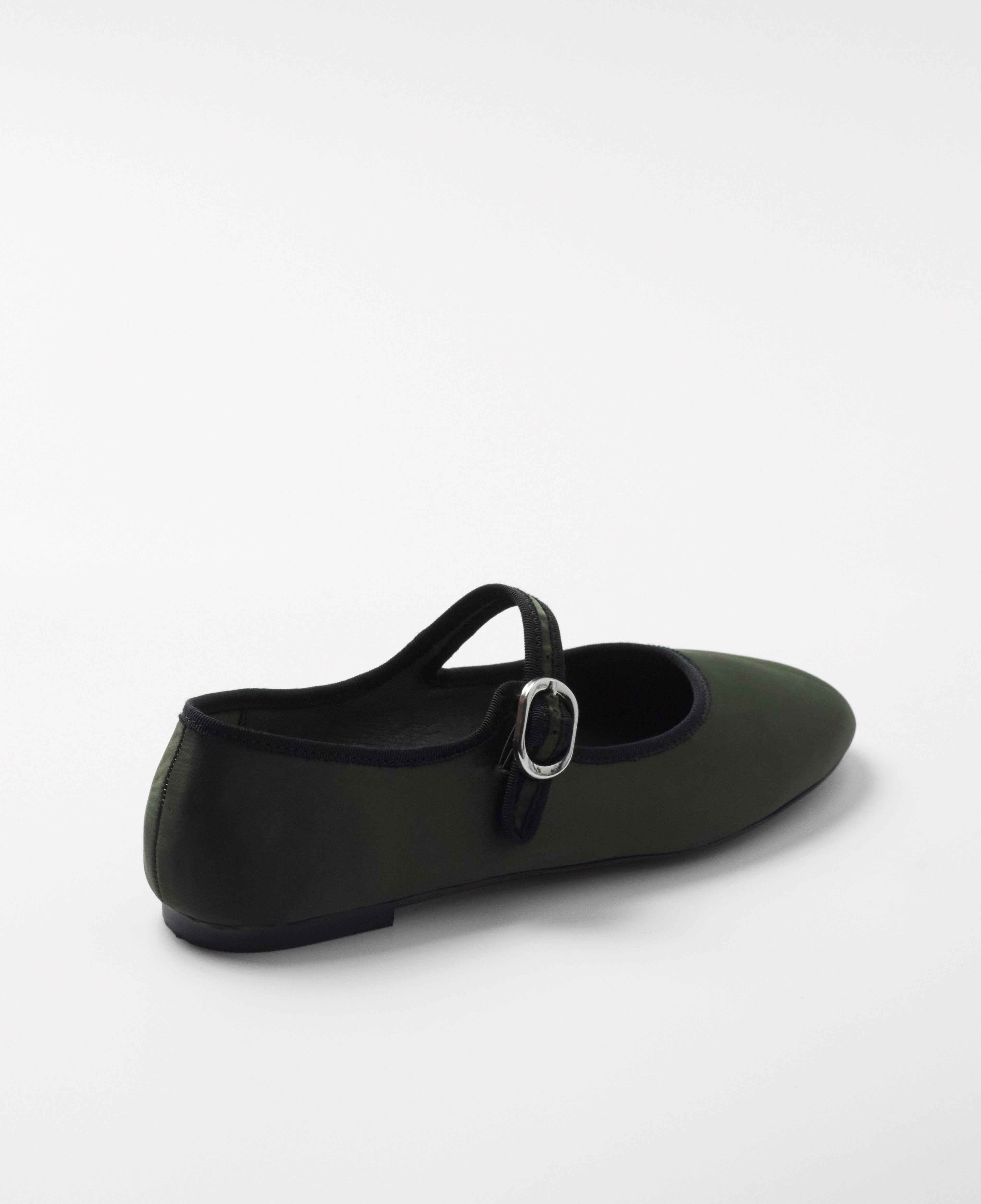 Mim shoes Zapato plano LIBE OLIVA SATIN