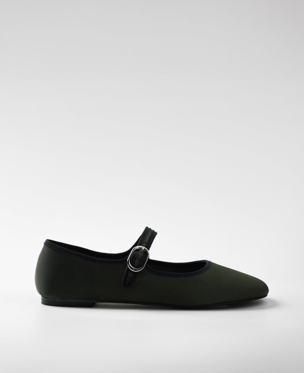 Mim shoes Zapato plano LIBE OLIVA SATIN