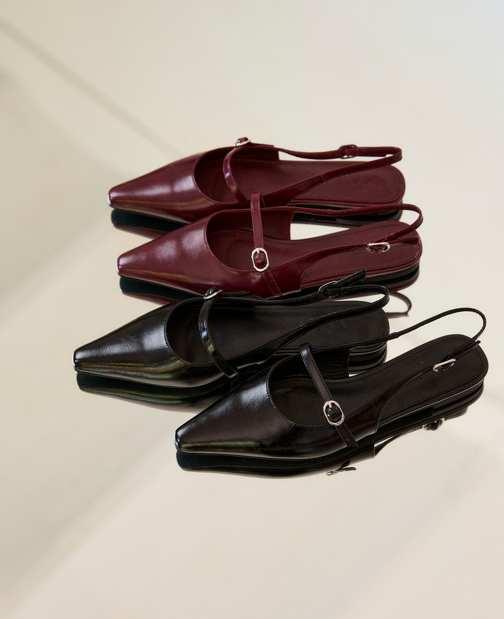 Mim shoes Zapato plano MANCY NEGRO