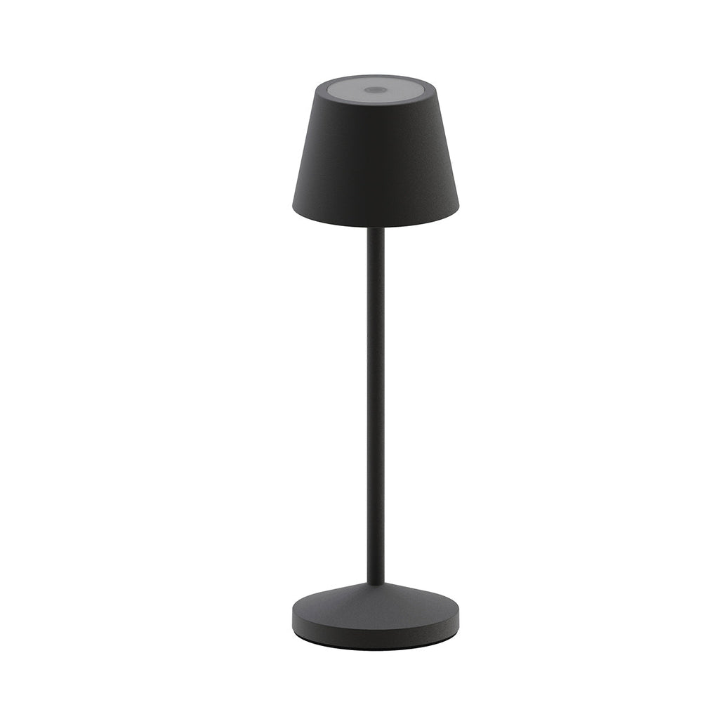 Emily - Lampe De Table Sans Fil - Acier - Noir