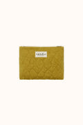 Mini Pochette Mana "Damassé" - Golden Lime