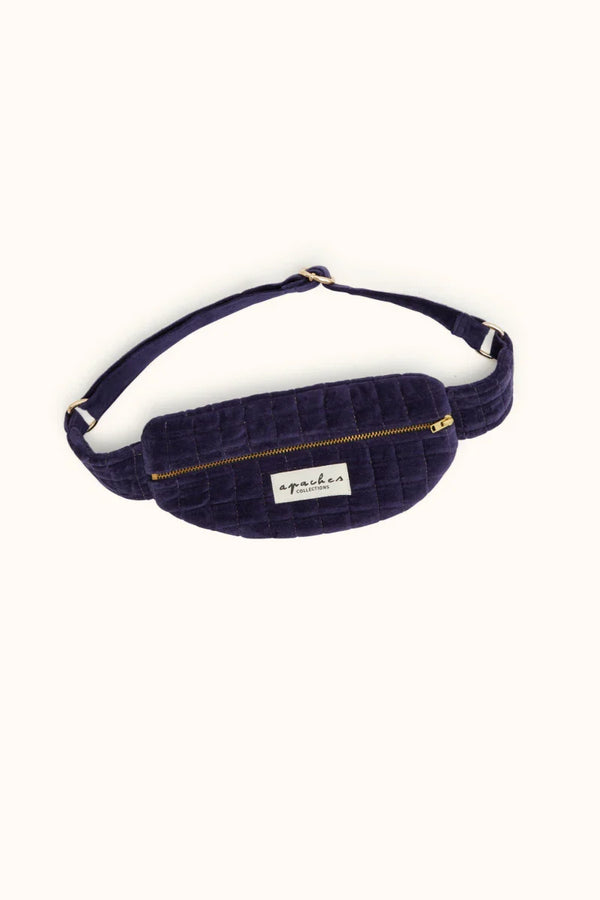 Sac Banane Kela "Velours" - Éclipse