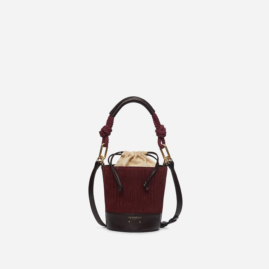 Vanessa Bruno - Mini Sac Seau Holly - Bordeaux
