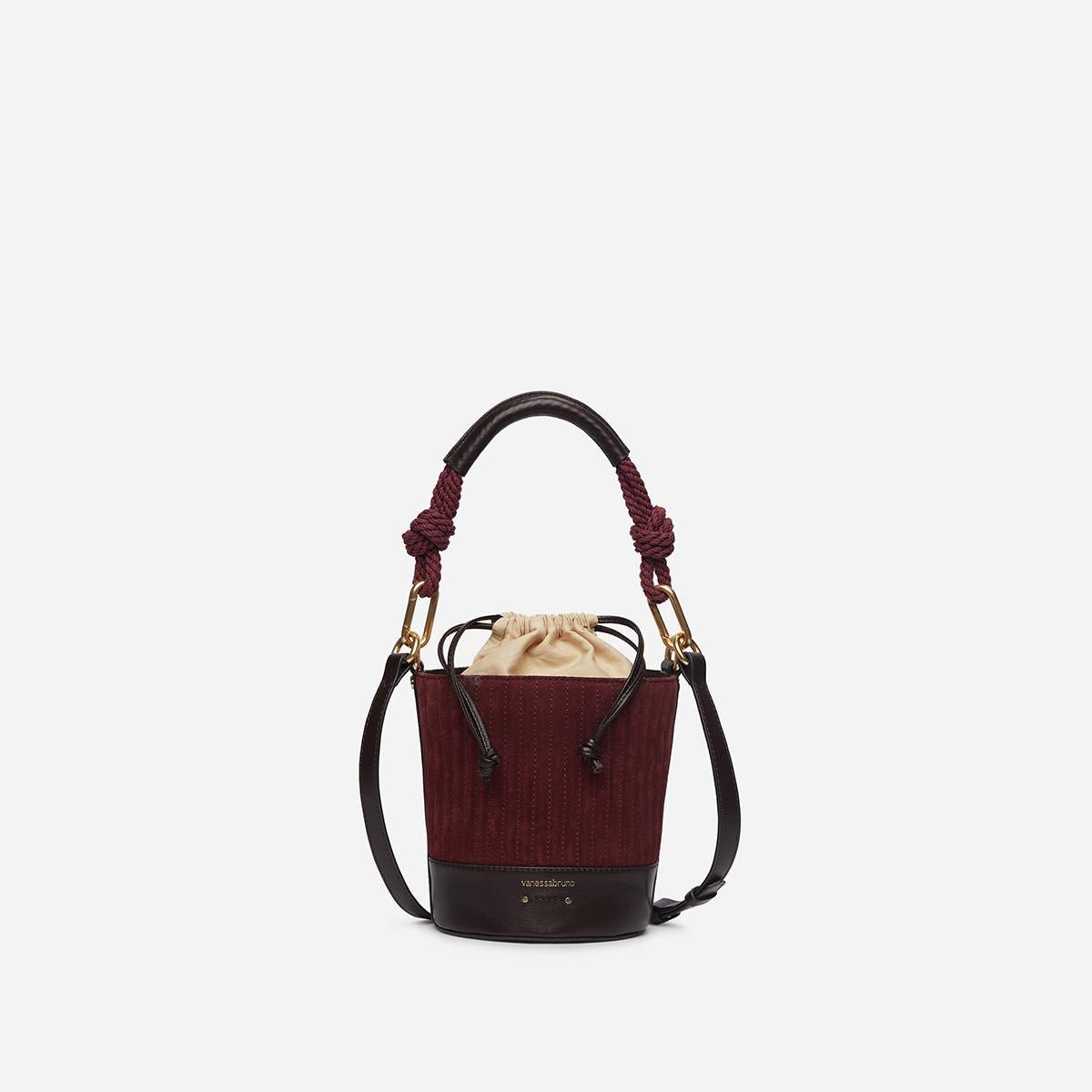 Vanessa Bruno - Mini Sac Seau Holly - Bordeaux