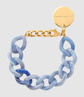 Vanessa Baroni - Bracelet Flat Chain Ocean Blue - Femme