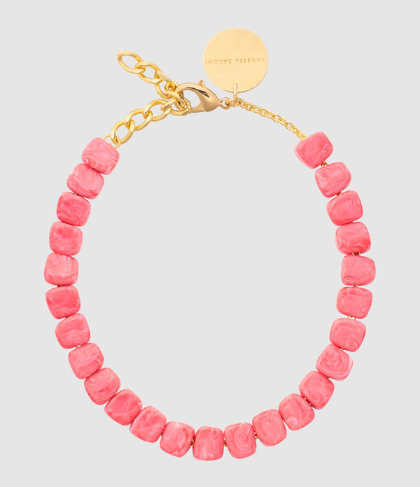 Vanessa Baroni - Collier Mini Organic Shaped Strawberry Icecream - Femme