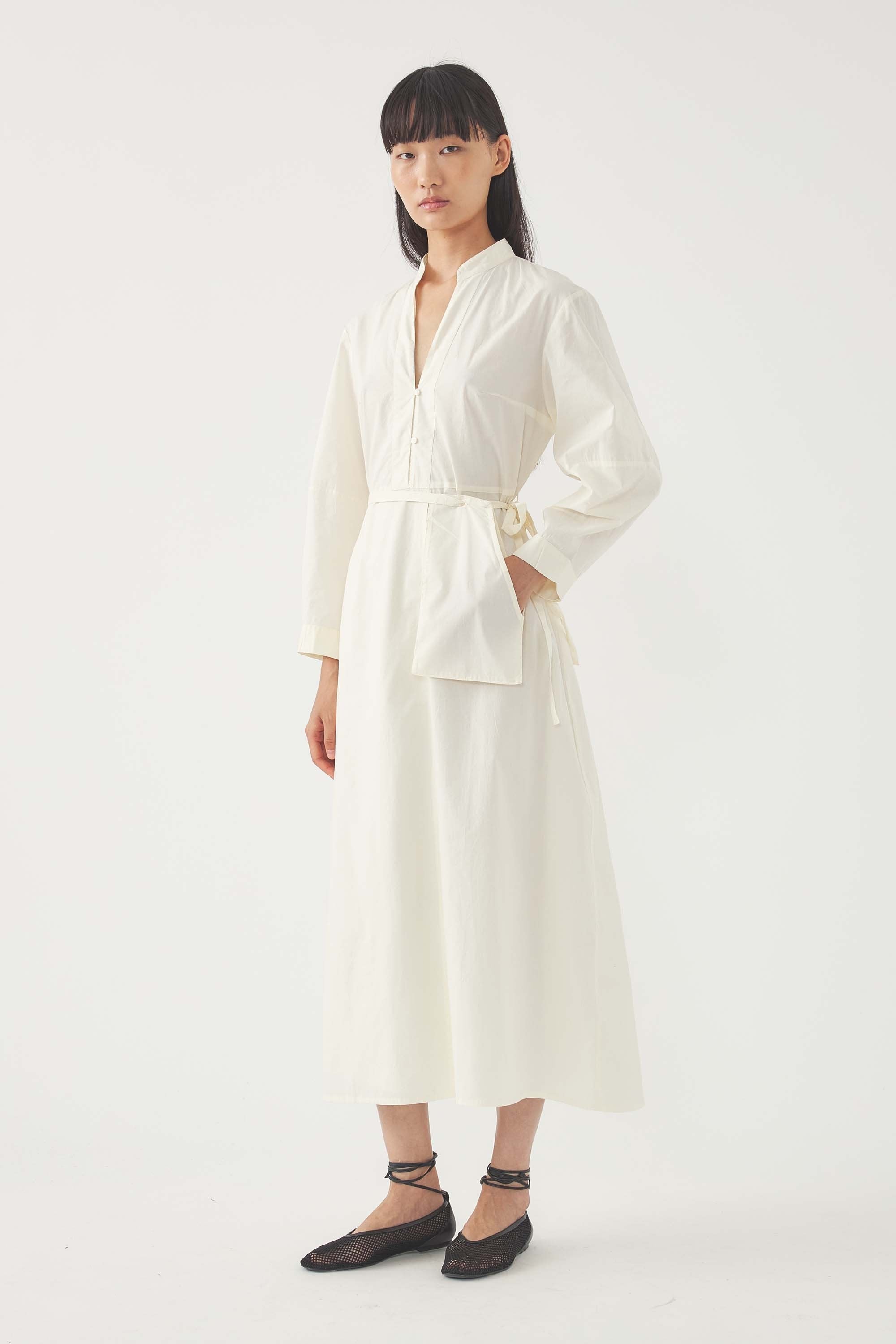 Robe Longue Mirabel - Crème