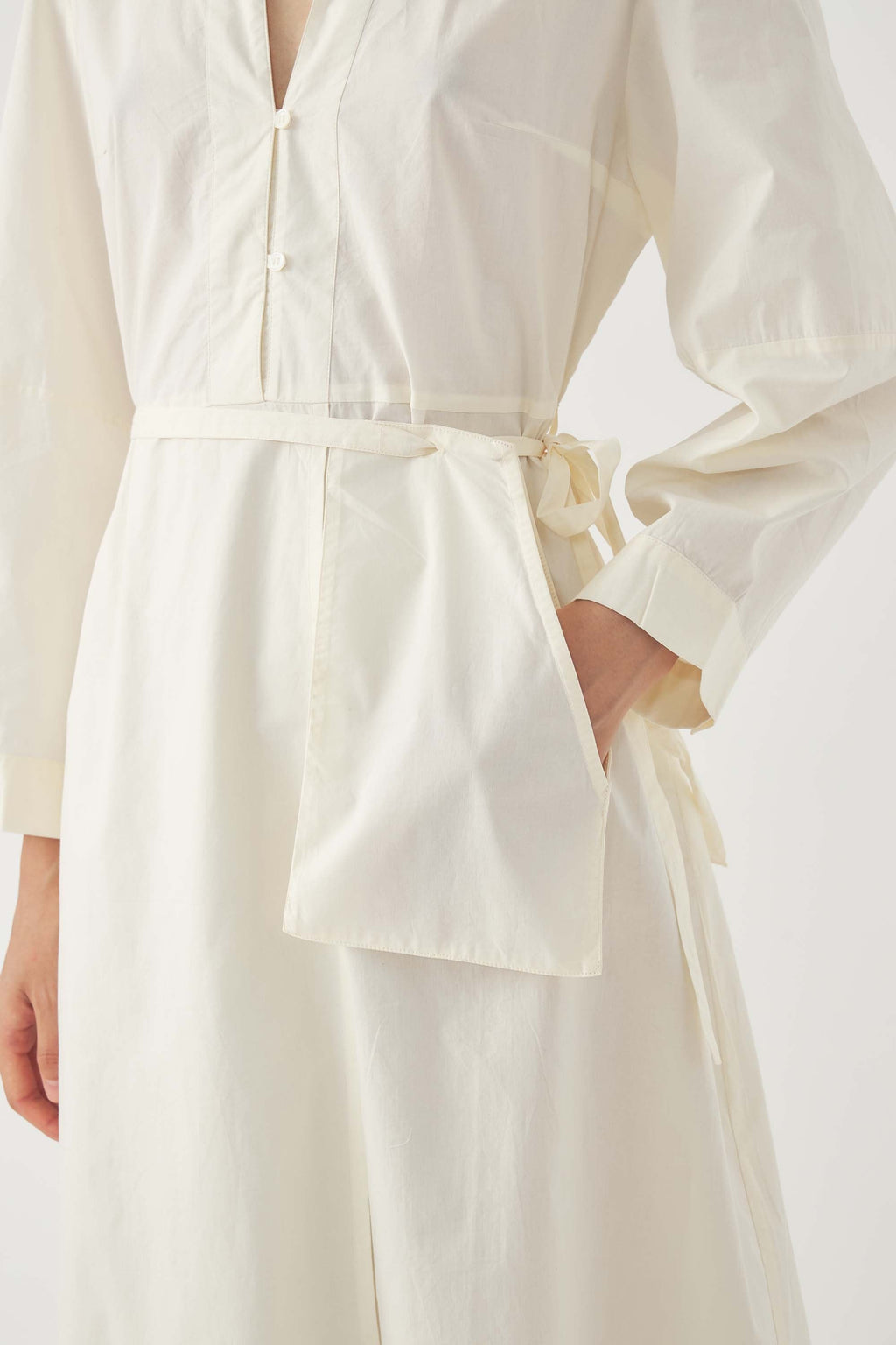 Robe Longue Mirabel - Crème