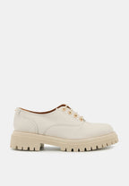 Miranda - Cuir Grainé Blanc Cassé - Bons Baisers - The Bradery