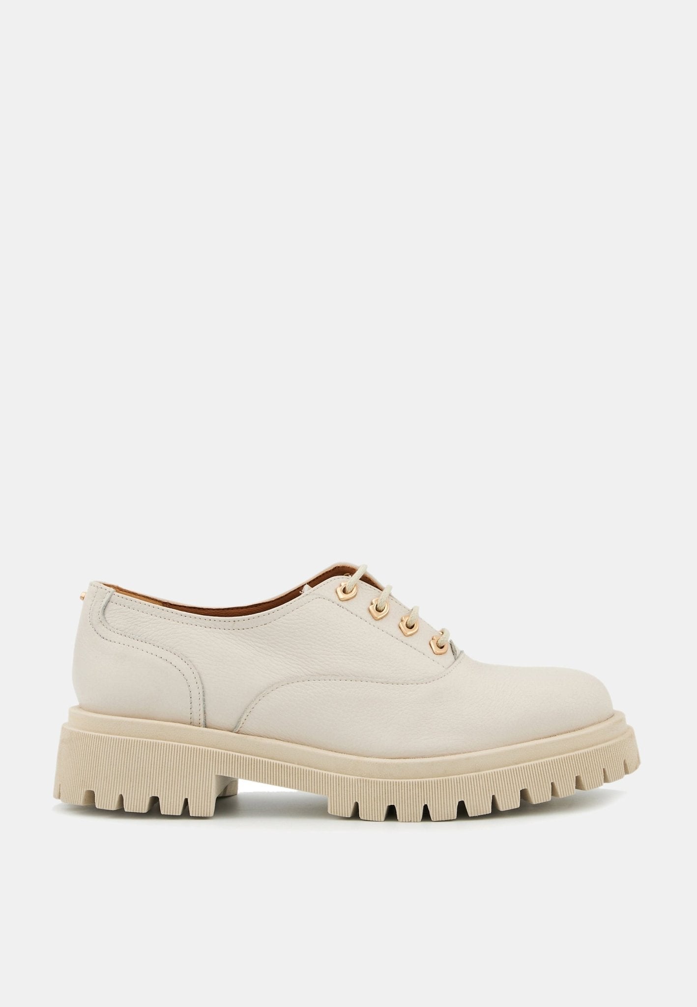 Miranda - Cuir Grainé Blanc Cassé - Bons Baisers - The Bradery