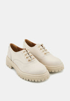 Miranda - Cuir Grainé Blanc Cassé - Bons Baisers - The Bradery