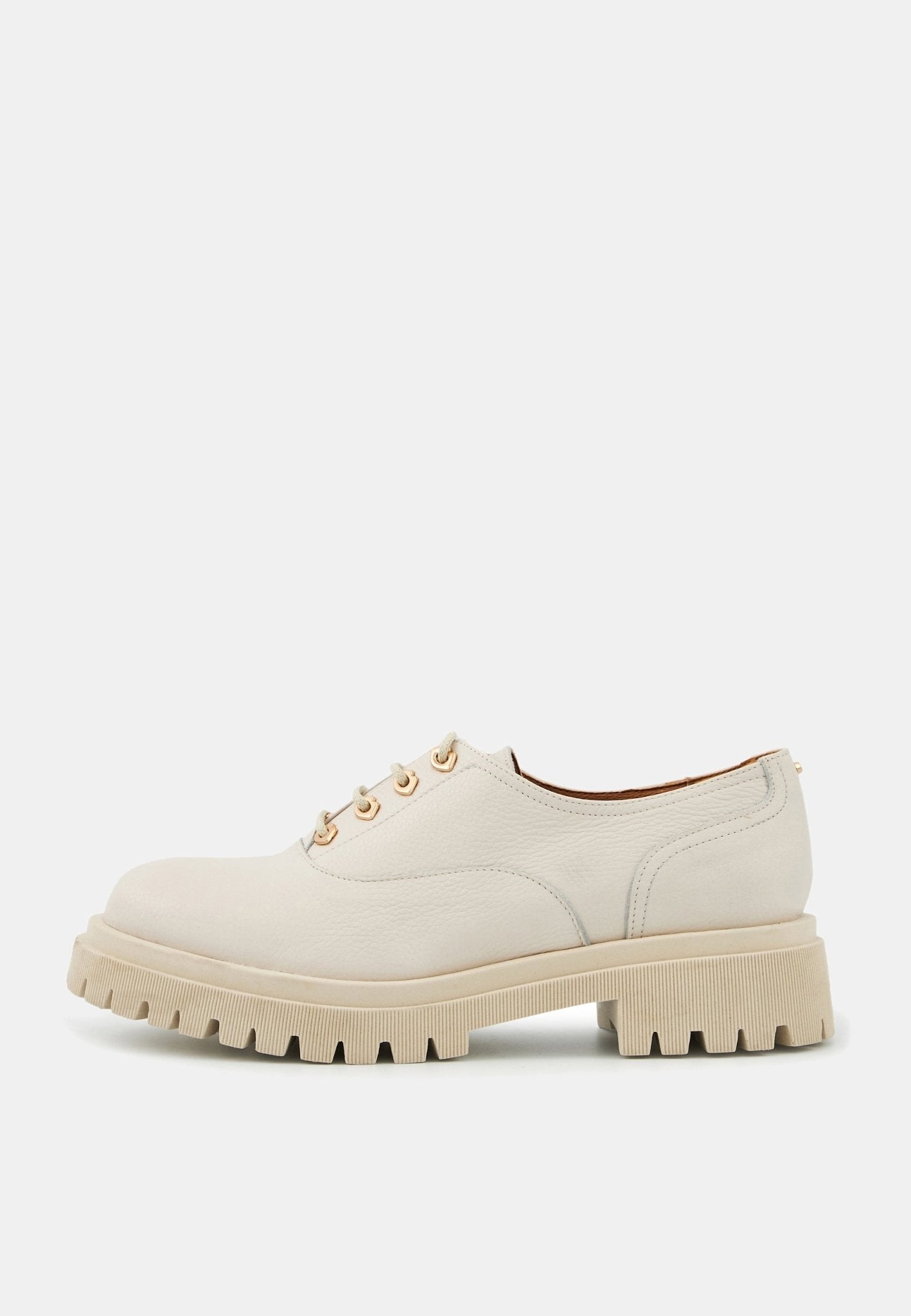 Miranda - Cuir Grainé Blanc Cassé - Bons Baisers - The Bradery